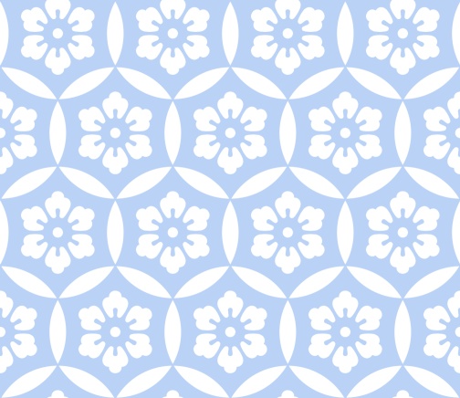 七宝パターン素材9 六つ花