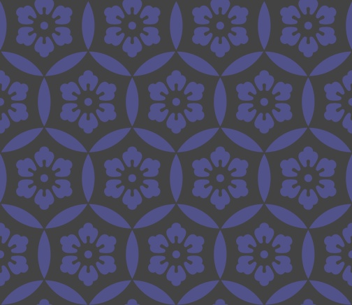 七宝パターン素材9 六つ花