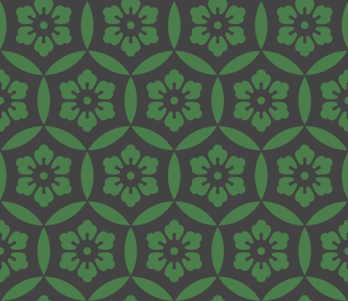 七宝パターン素材9 六つ花