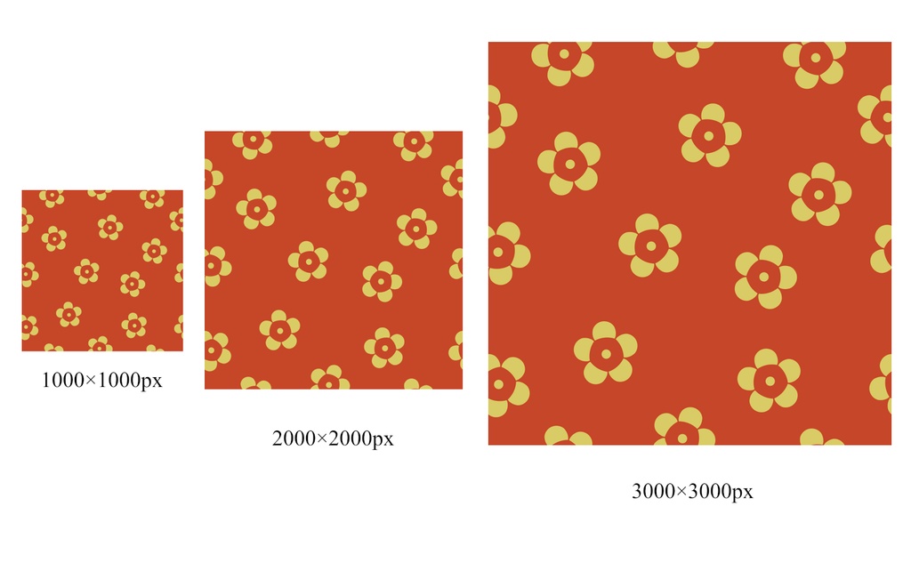 梅パターン素材