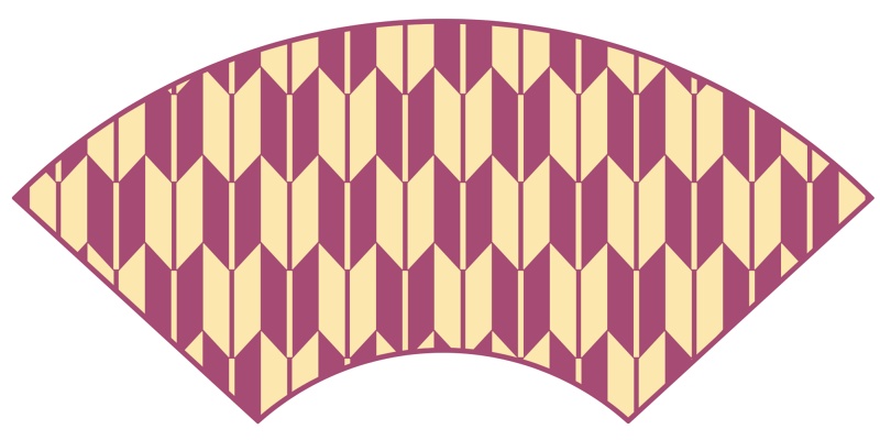 矢羽パターン素材