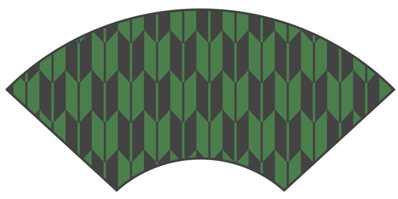 矢羽パターン素材