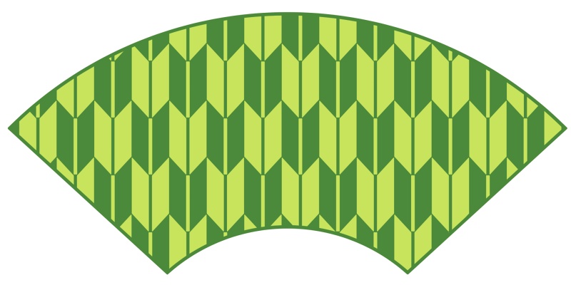 矢羽パターン素材