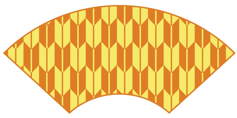 矢羽パターン素材