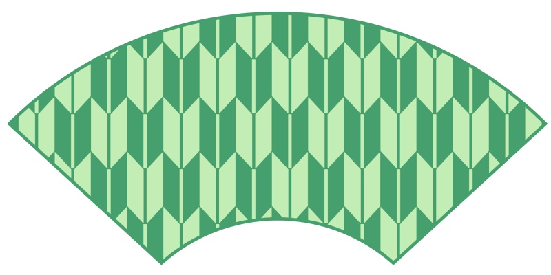 矢羽パターン素材