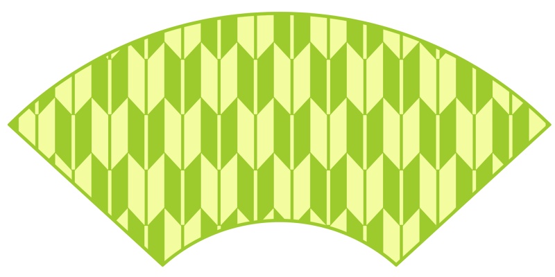 矢羽パターン素材