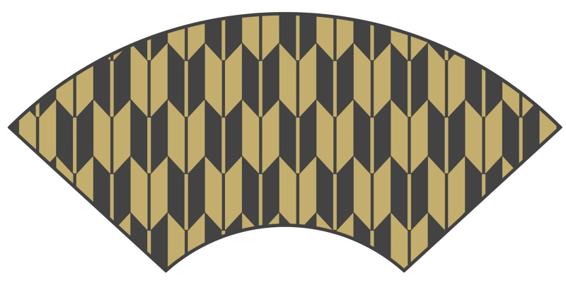 矢羽パターン素材