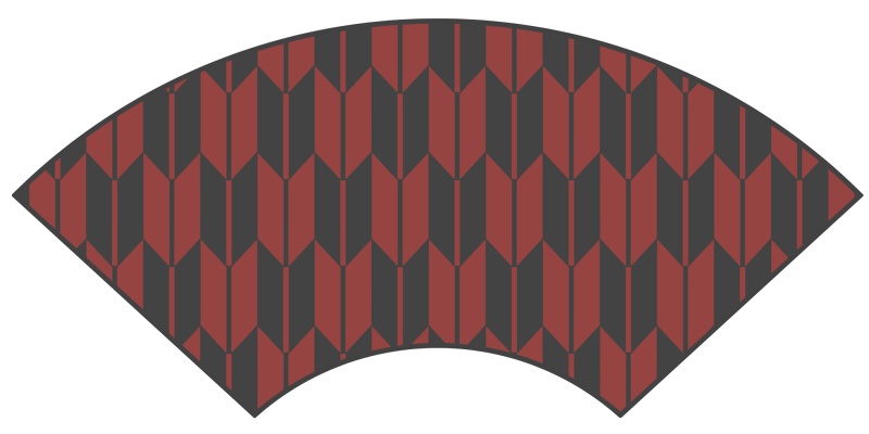 矢羽パターン素材