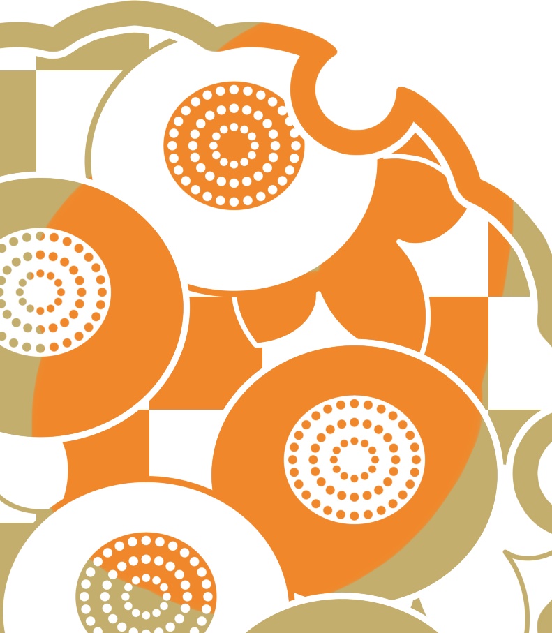 雪輪に菊イラスト素材