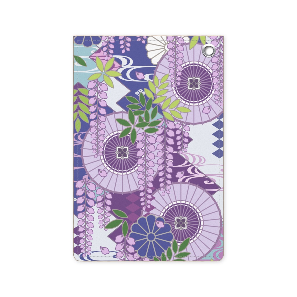 パスケース 傘に藤 花百姿 Booth