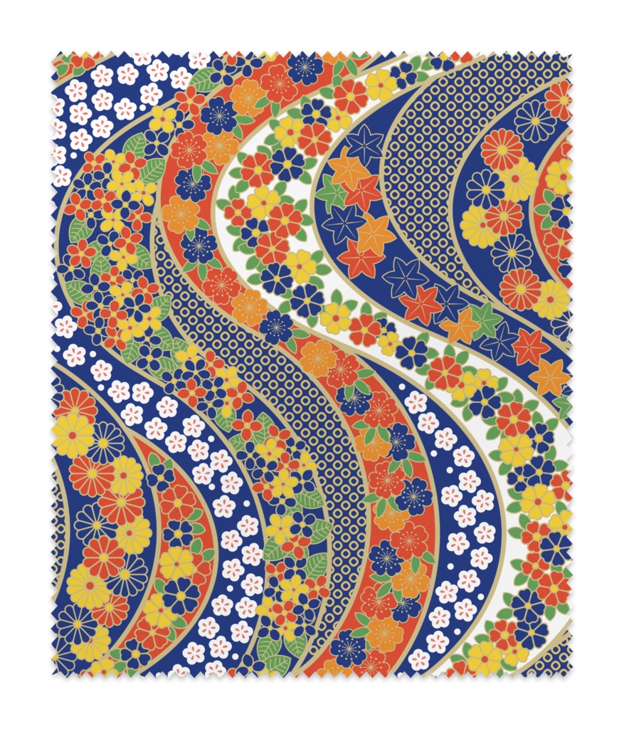 メガネ拭き 花流し 花百姿 Booth