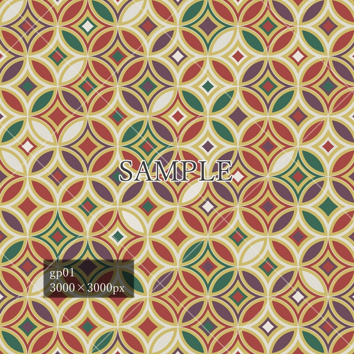 和柄幾何模様素材