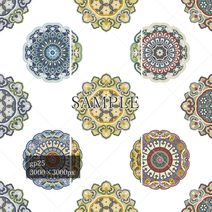 和柄幾何模様素材