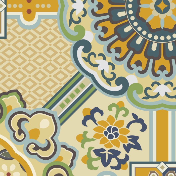 和柄幾何模様素材