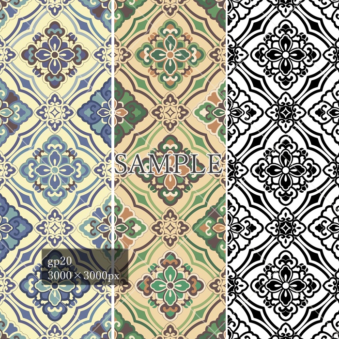 和柄幾何模様素材