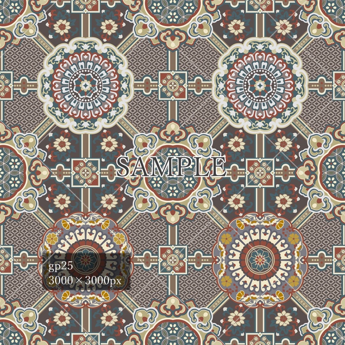 和柄幾何模様素材