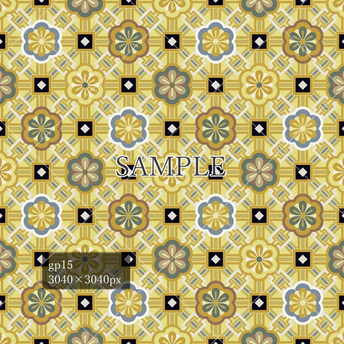 和柄幾何模様素材