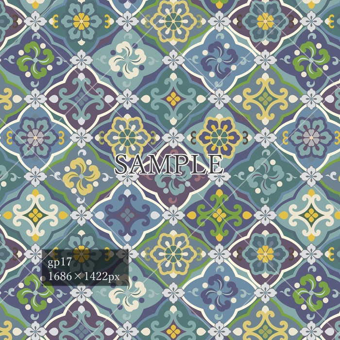 和柄幾何模様素材