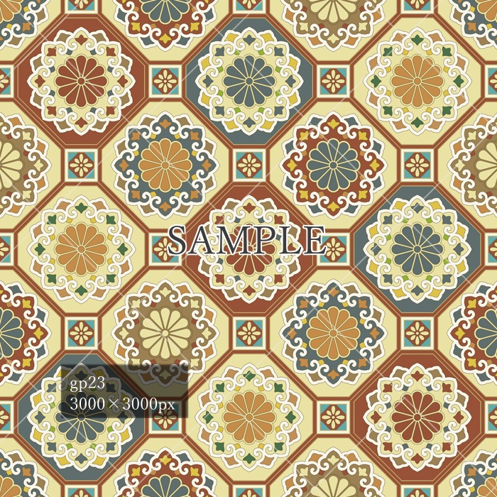 和柄幾何模様素材