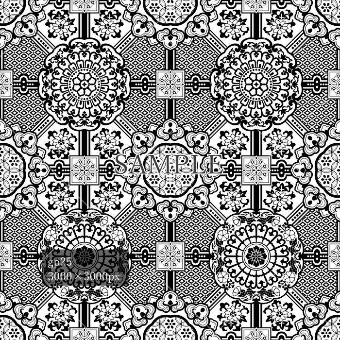 和柄幾何模様素材