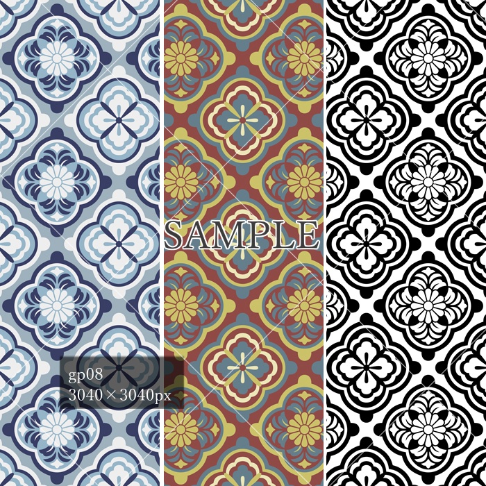 和柄幾何模様素材