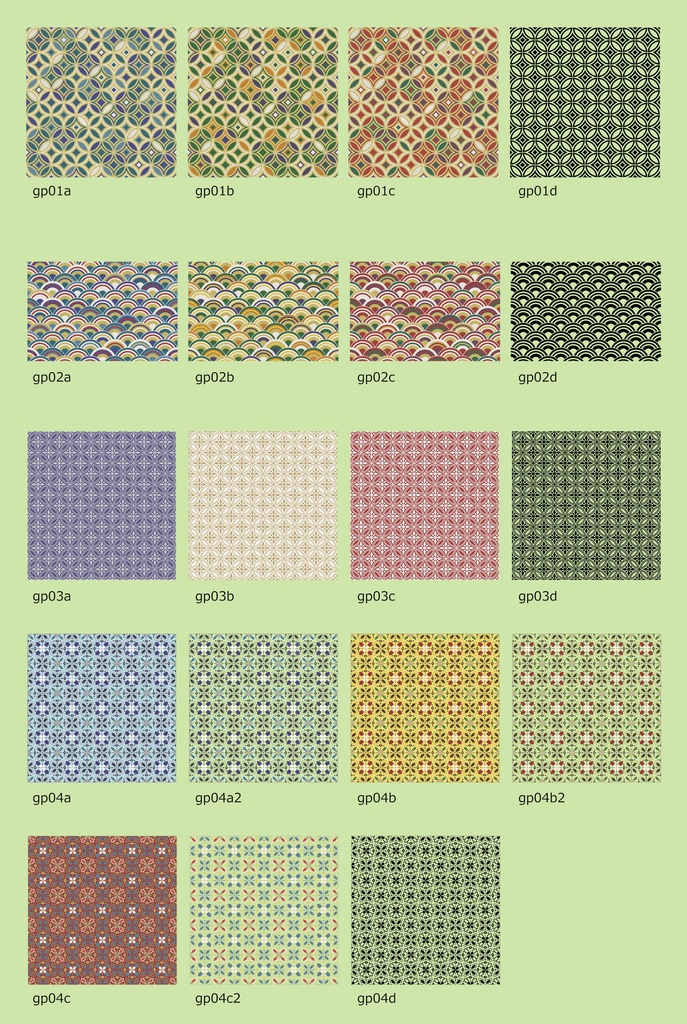 和柄幾何模様素材