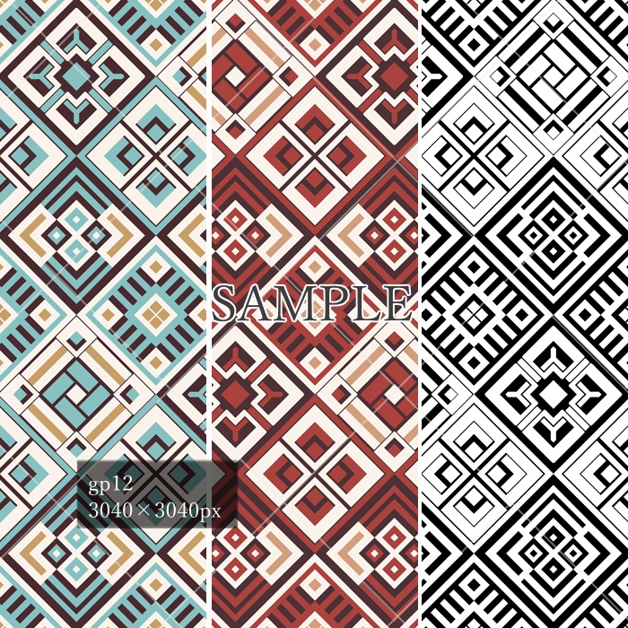 和柄幾何模様素材