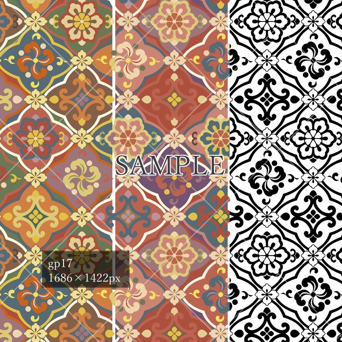 和柄幾何模様素材