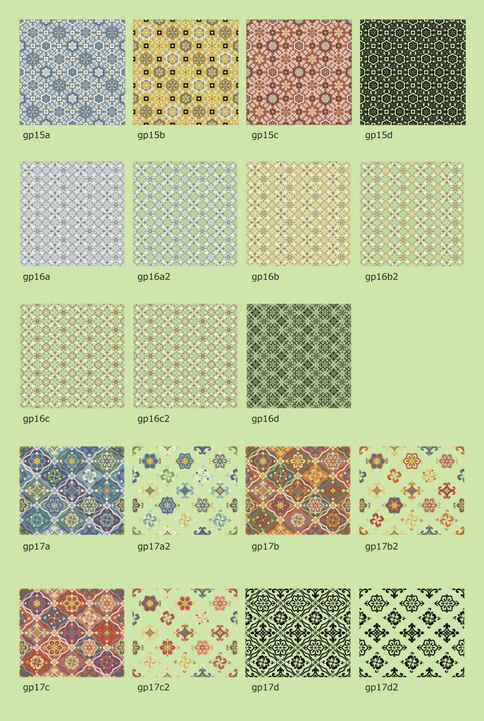 和柄幾何模様素材