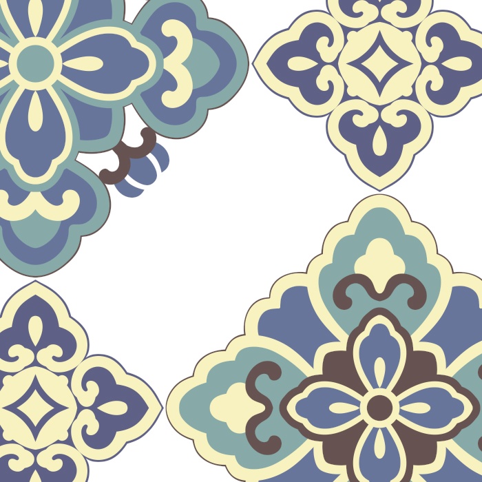 和柄幾何模様素材