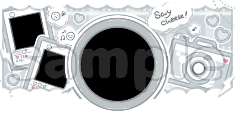 ぱしゃりヘッダー📸グレー