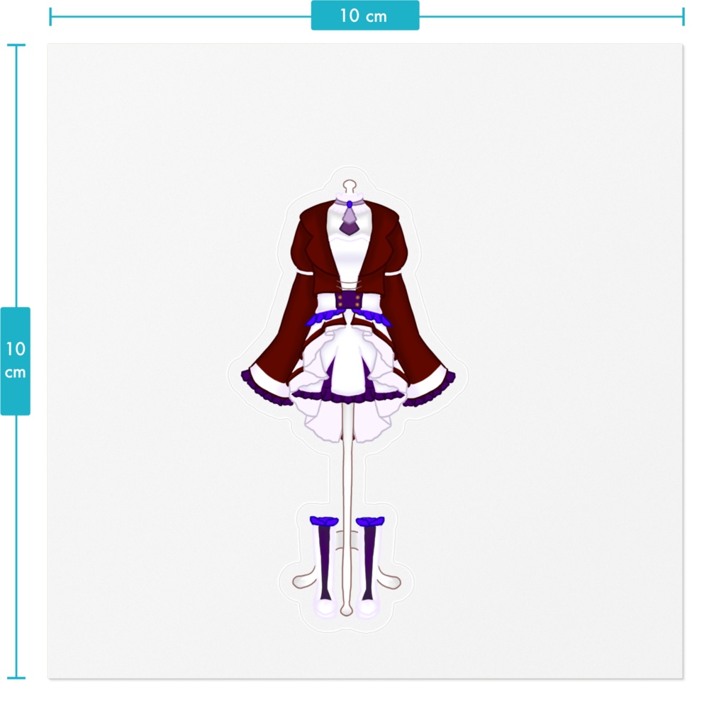1周年衣装ステッカー