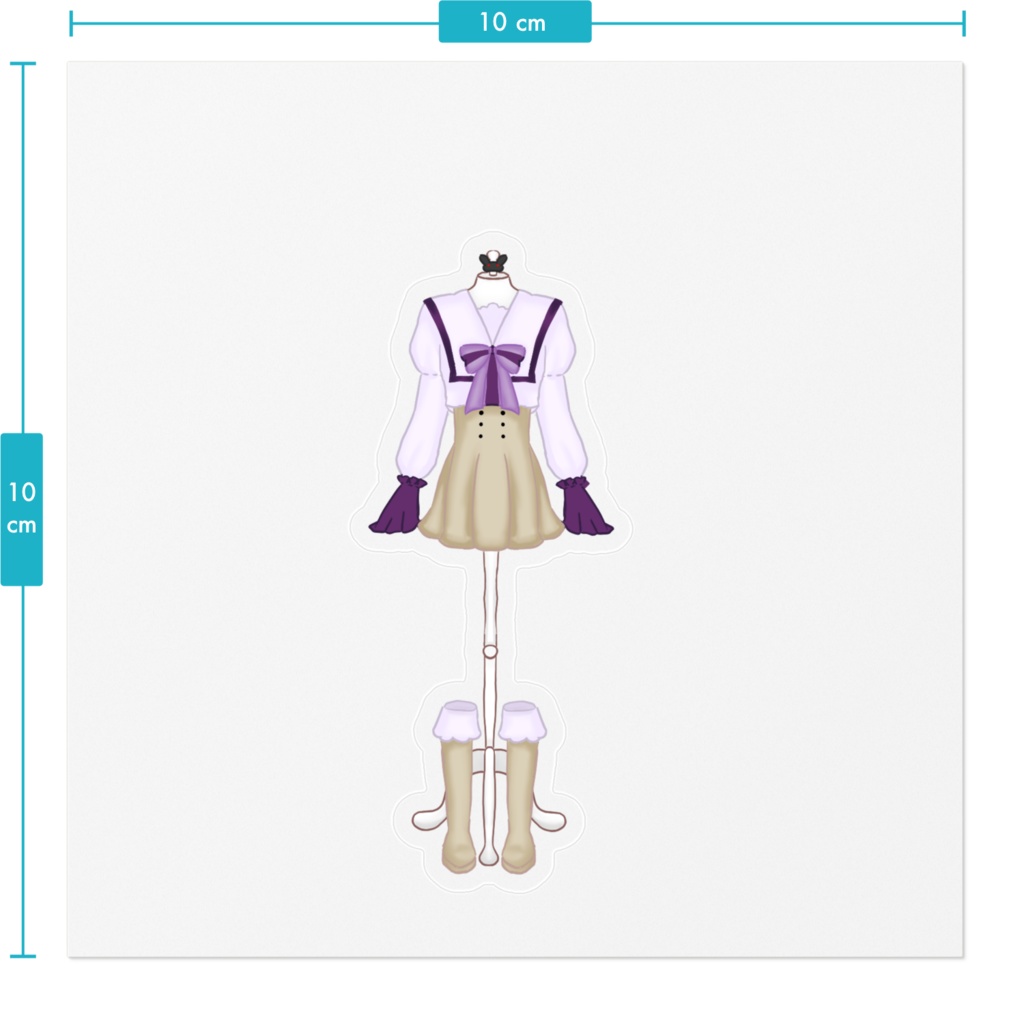 初期衣装ステッカー