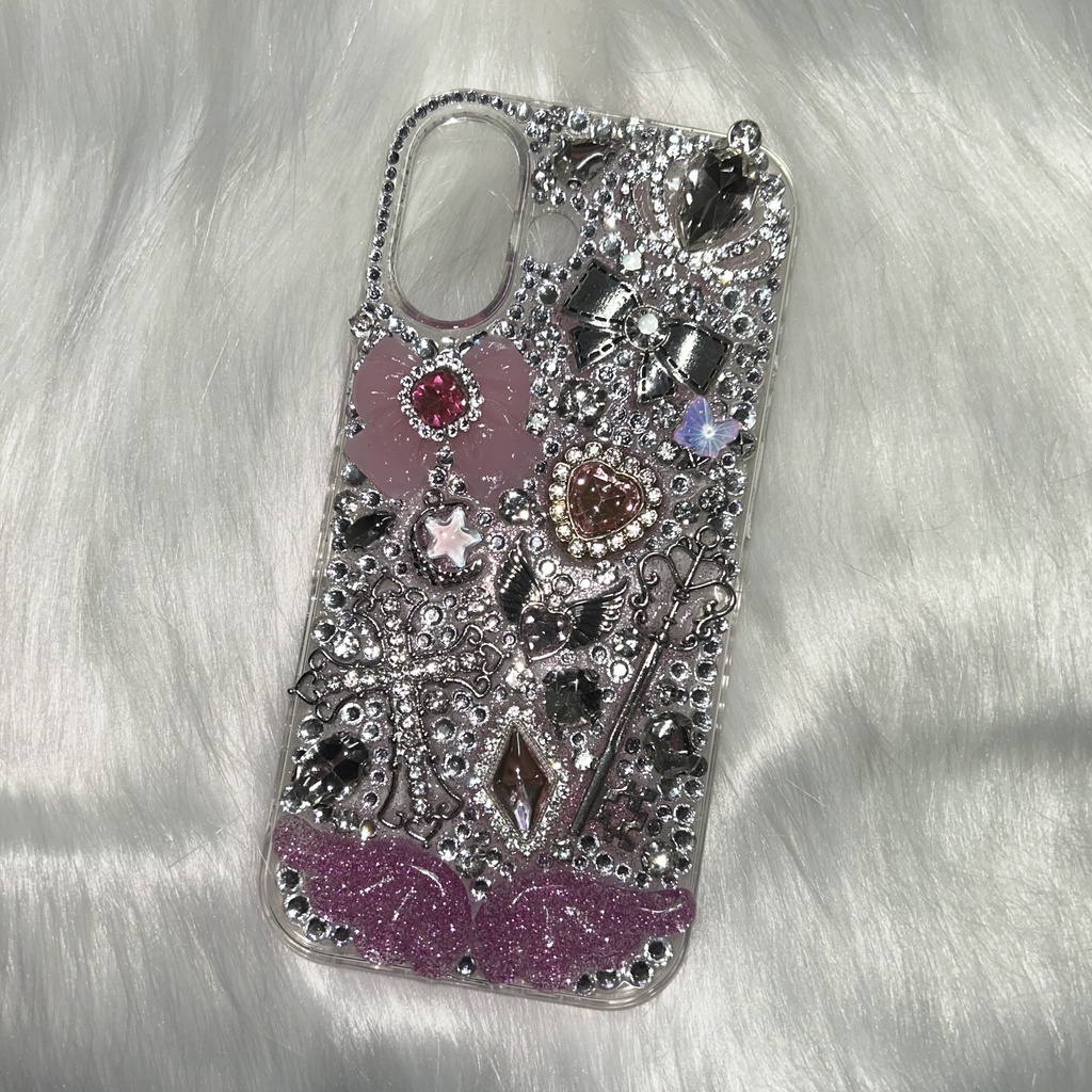 Magical Girl pink Jewel 🩷iPhone 17 Case