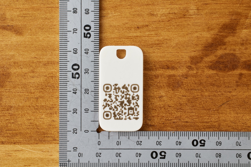 QRコード付きフラットホイッスル