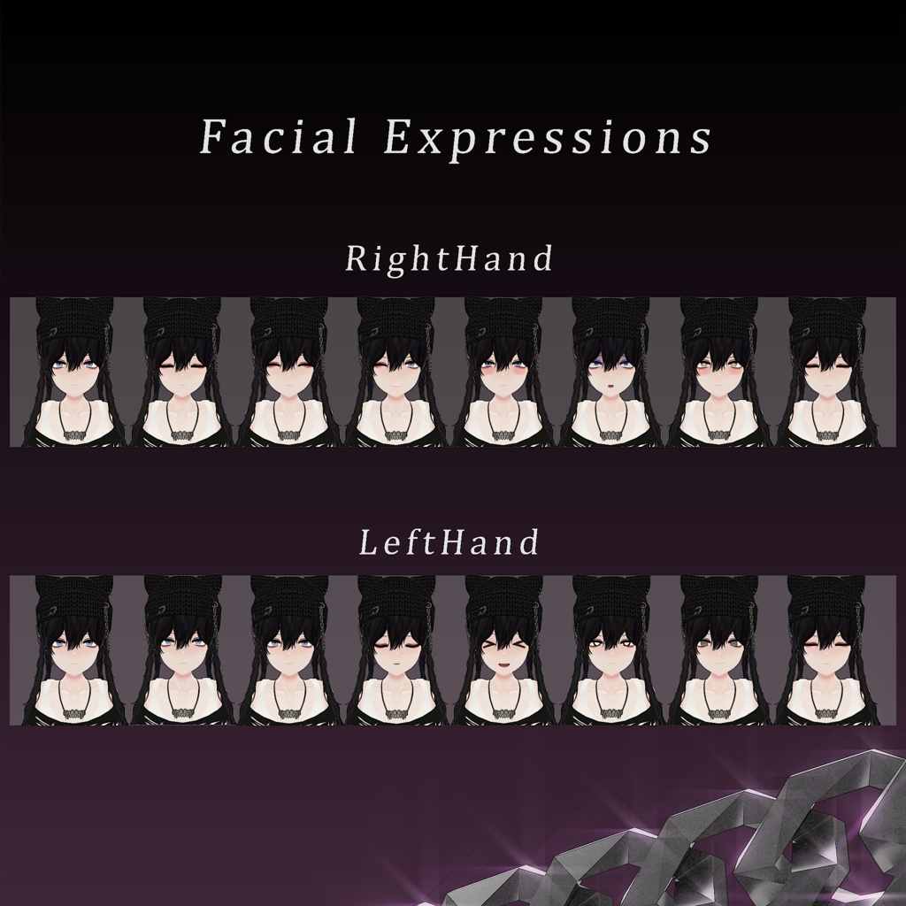 【オリジナル3Dモデル】犀莉 -Sairi-