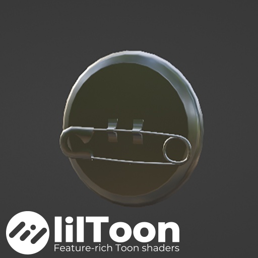 【VRChat向け】缶バッジ【テクスチャ貼替可能】