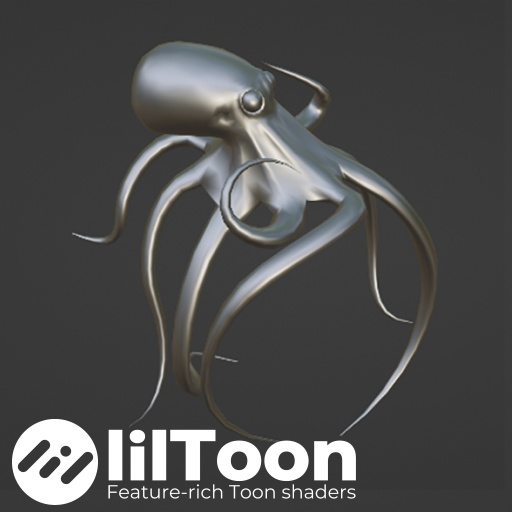 【VRC想定アクセサリー】タコリング(OctRing)【犀莉対応】