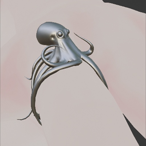 【VRC想定アクセサリー】タコリング(OctRing)【犀莉対応】