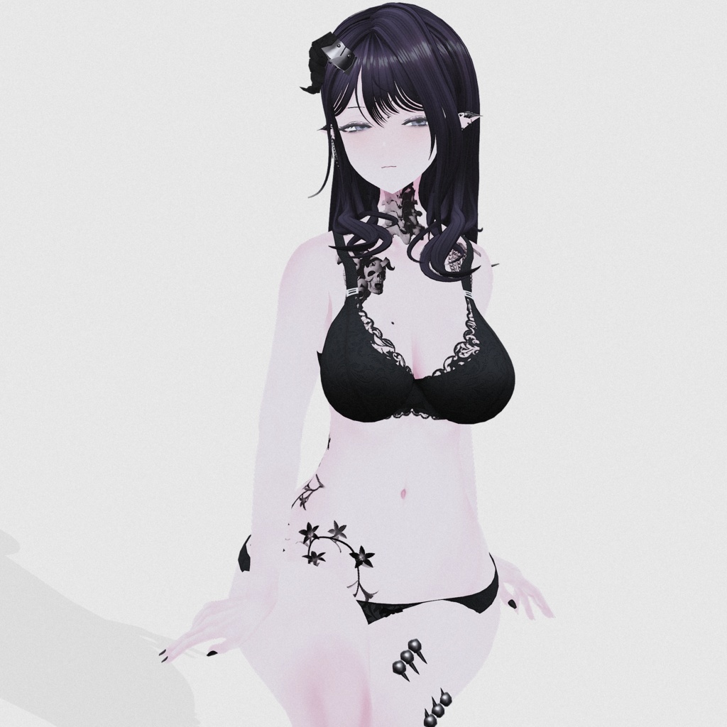 【オリジナル3Dモデル】慧梨花-Erica-