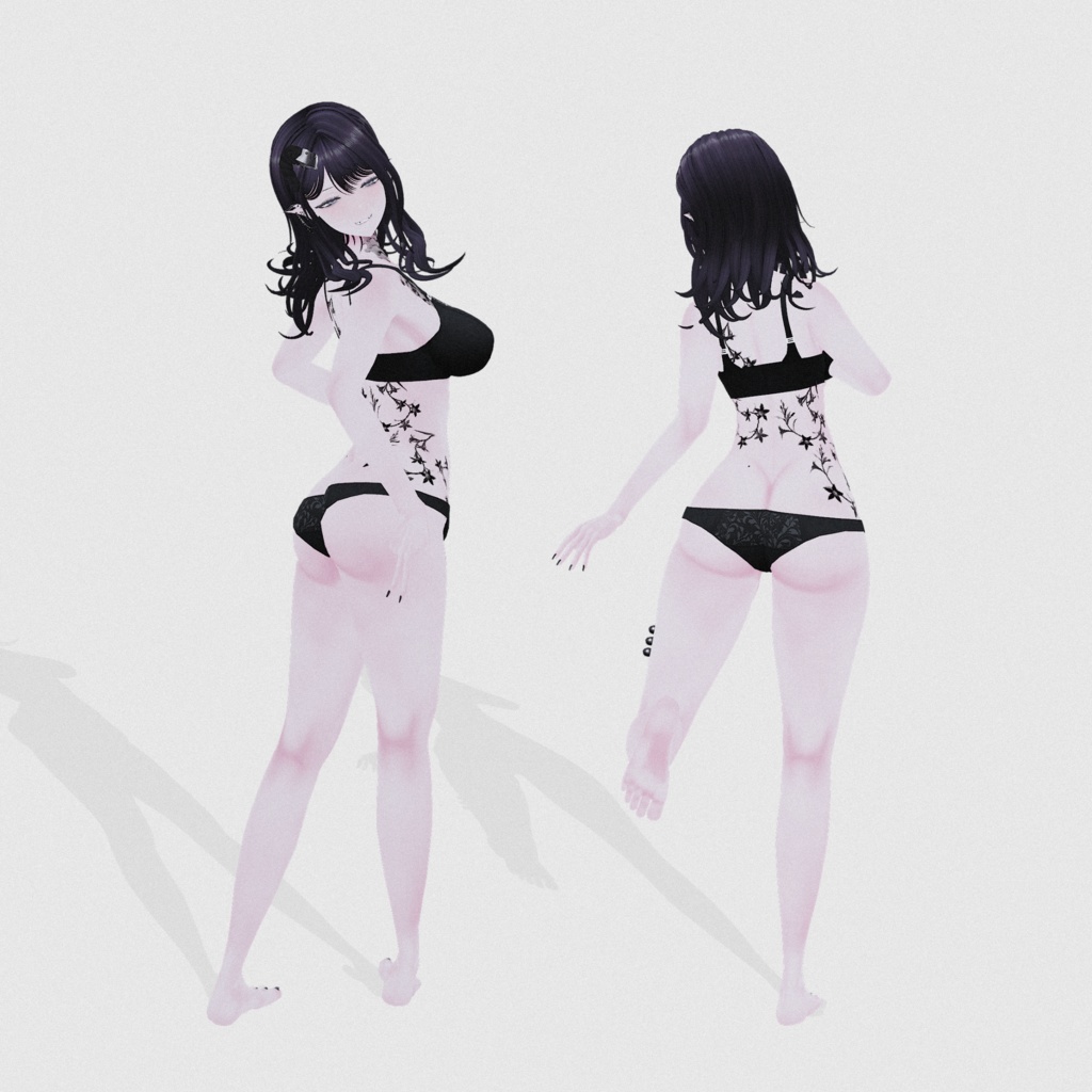 【オリジナル3Dモデル】慧梨花-Erica-