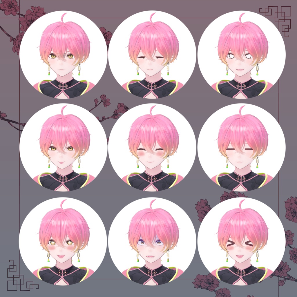 【オリジナル3Dモデル】桃華-Touka-