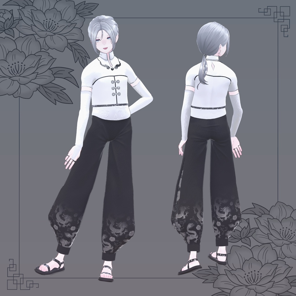 【オリジナル3Dモデル】六華-Rikka-