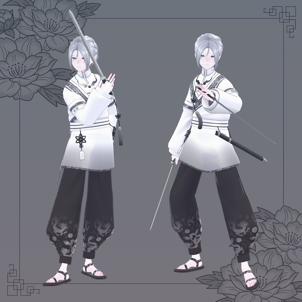 【オリジナル3Dモデル】六華-Rikka-