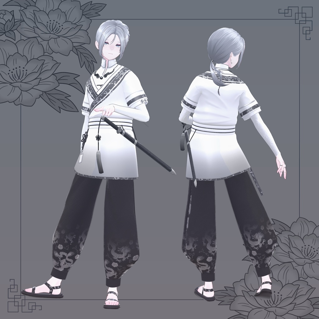 【オリジナル3Dモデル】六華-Rikka-