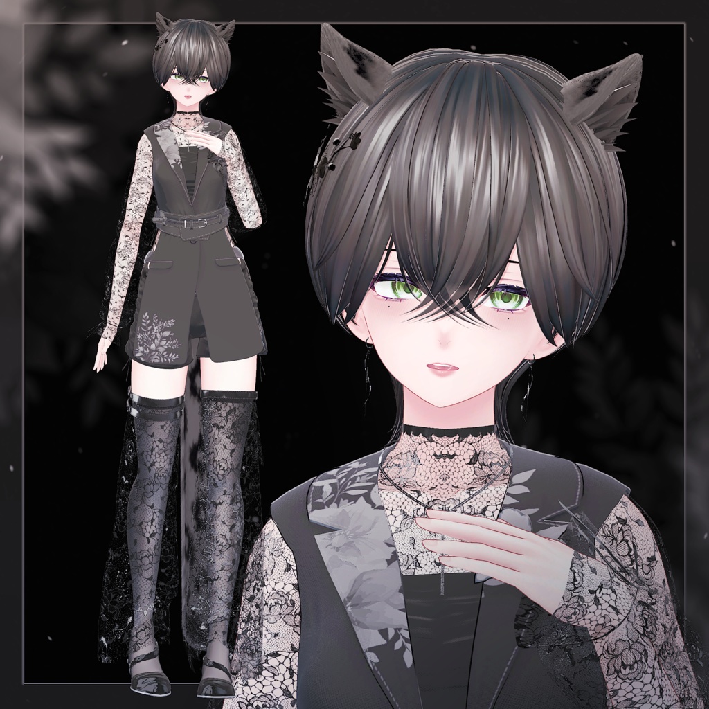 【オリジナル3Dモデル】累惟-Rui-