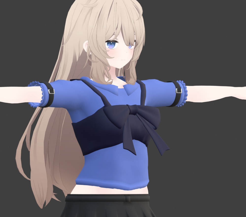 大きなリボンシャツ