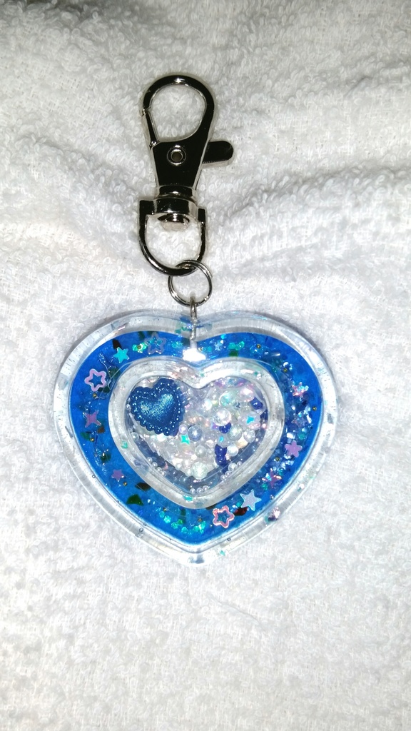 推し活なハート　青