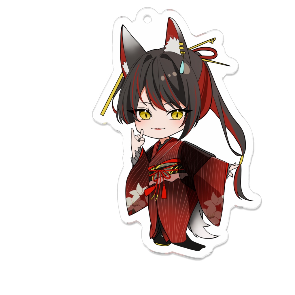 景歌 SDキャラアクリルキーホルダー(裏面コーティングなし)