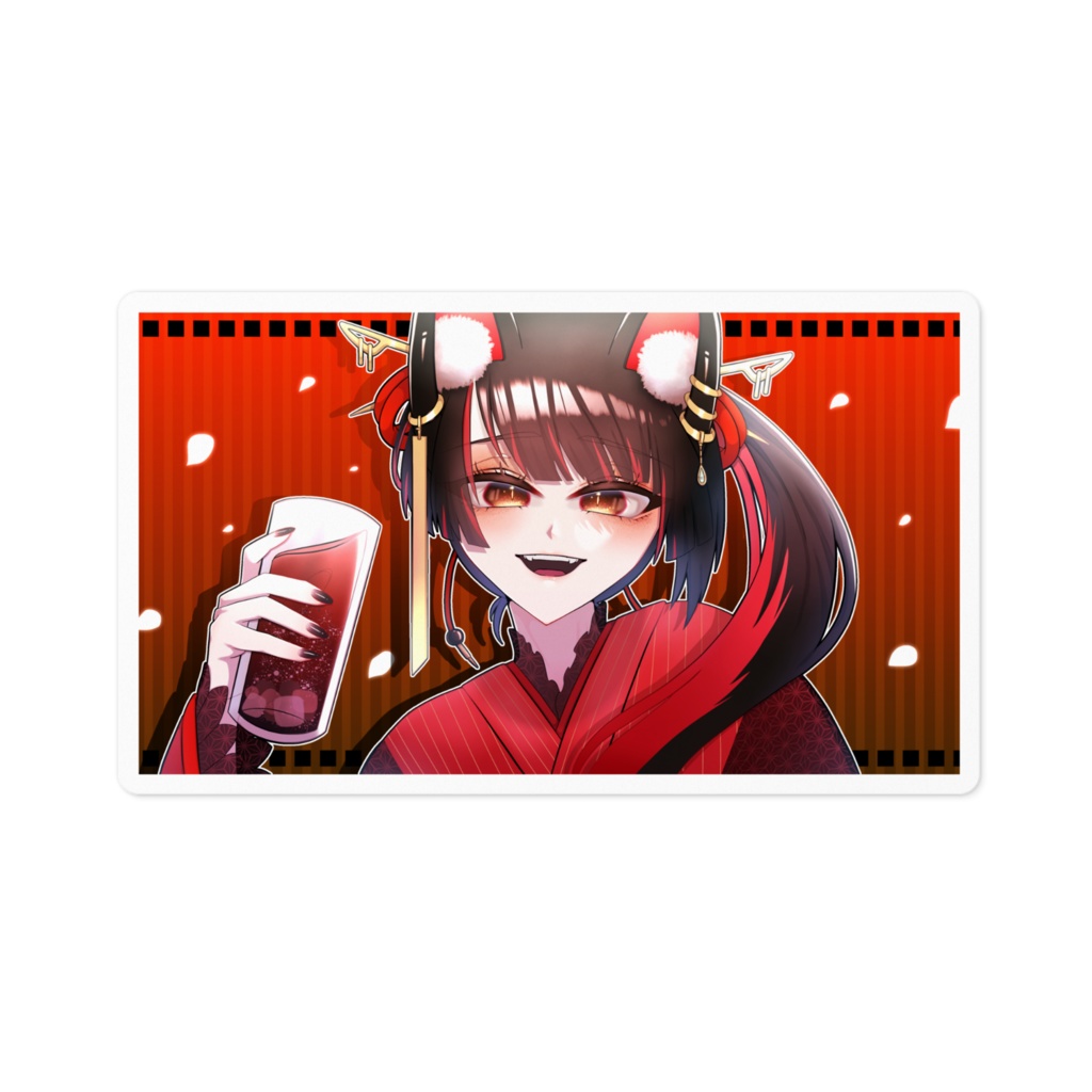 周年イラストステッカー